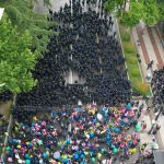 Protesters in Georgia