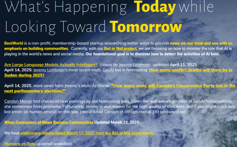 April 14, 2024, what the new BestWorld website looked like.