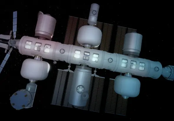 Orbital Reef. Source: Blue Origen Space station concept. https://www.blueorigin.com/destinations