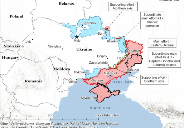 Russia/Ukraine War control of territory as of Feb. 7, 2026