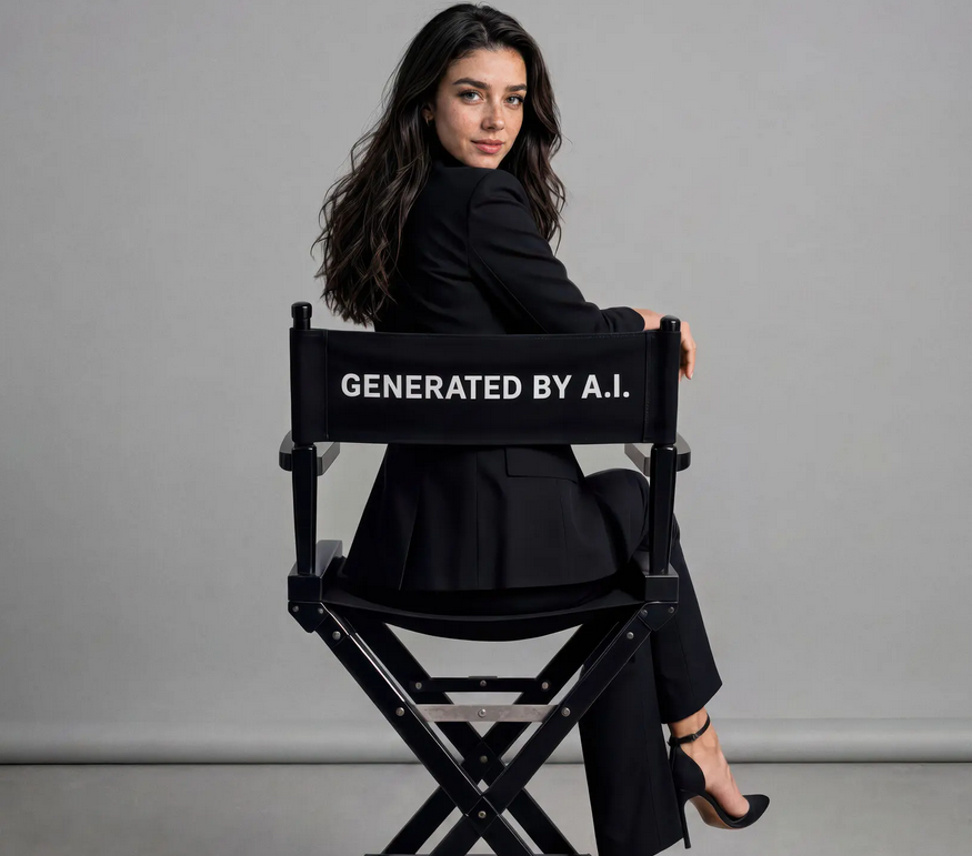 “Tilly Norwood,” a computer-generated character described as “the world’s first A.I. actress,” has become a flashpoint in the debate over the technology’s use in media. Credit: Particle 6. Source: https://www.nytimes.com/2026/05/31/magazine/ai-actress-tilly-norwood.html