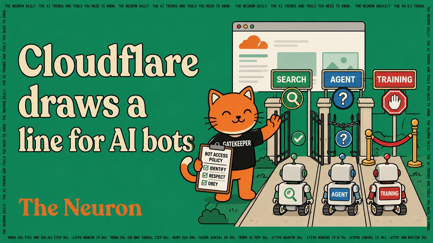 Cloudflare Drew A New Line For AI Crawlers: Search is invited in. Training bots may not be.