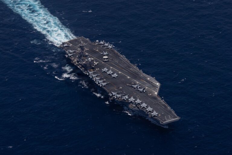 Nimitz-class aircraft carrier USS George H.W. Bush (CVN 77) is deployed to the U.S. 5th Fleet area of operations to support maritime security and stability in the Middle East. (CENTCOM)