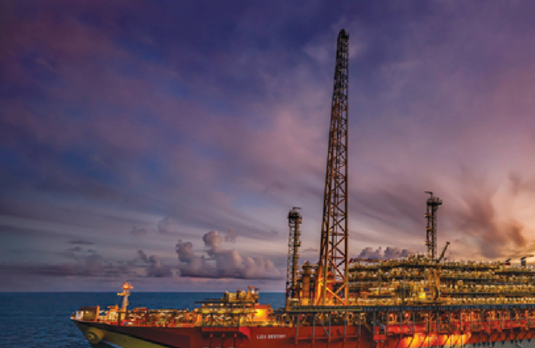 Ocean drilling rig: ExxonMobil focuses on strengthening energy security by expanding low-cost-of-supply, high-return oil and natural gas operations. Source: https://corporate.exxonmobil.com/