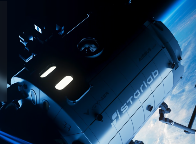 Starlab plans: 17m tall Width 7.7m wide Crew Capacity:4 continuous, 8 during handover Docking & Robotics Three docking ports MDA SKYMAKER™ robotic arm Bishop science airlock Power & Propulsion Continuous power generation, thermal control, and station propulsion Image source: https://starlab-space.com/