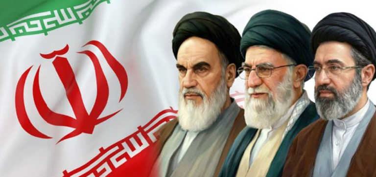 Depicted here, Iran's Supreme Leaders. left to right: Ruhollah Khomeini, Ali Khamenei, and Mojtaba Khamenei, the current Supreme Leader. Source: https://x.com/IRIMFA_SPOX/header_photo