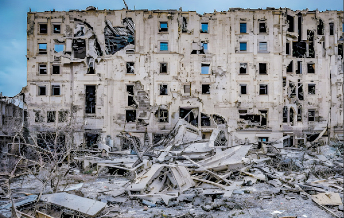 Photo of wartime devastation in Ukraine by Jade Koroliuk of Kyiv, Ukraine. Source: https://unsplash.com/@jadekoroliu