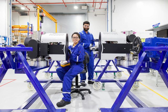 Photo: With a global footprint in more than 100 countries and employees representing almost twice as many nationalities, we work each day on decarbonizing industry, innovating in oil and gas, delivering digital at scale, and developing and scaling new energy systems that accelerate the energy transition. Source: https://www.slb.com/about/who-we-are